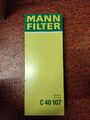 1x Luftfilter MANN-FILTER C 40 107 passend für FORD