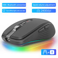 PC Maus Wireless USB Kabellos Mouse Computer Notebook Laptop Funkmaus Aufladbar