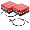 2x MAPCO ABS-SENSOR RADDREHZAHL VORNE passend für PEUGEOT 206 LINKS+RECHTS | 863