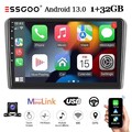 Autoradio 9" Carplay Android 13 Für Audi A3 S3 RS3 8PA 8P1 1+32GB Kamera WIFI BT
