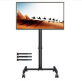 BONTEC TV-Ständer Rollbar 13-49 Zoll Flat Curved TVs, Tragbar Mobil 20kg