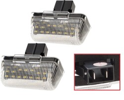 2X CAN-BUS E4 LED KENNZEICHENLEUCHTE FÜR FORD TRANSIT