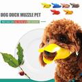 Pet Dog Muzzle Silicone Duck Mouth Shape for Dog Anti Bite Mouth Cover Stop Bark