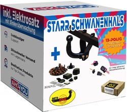 AUTOHAK AHK für Honda Civic 5-Türer Fließheck 17-22 starr + 13-pol ECS ES SPEZ