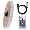 LED Stripe RGB Leiste Streifen 5V USB 5050 Band Wasserdicht Lichterkette 0.5-5M
