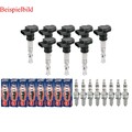 8x STELLOX Zündspule+NGK Zündkerze für VW EOS 1F7 1F8 2.0 FSI