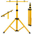 Flutlichtstrahler Arbeitslampen Baustrahler Höhenverstellbar Teleskop 62-150cm
