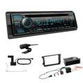 Kenwood CD-Receiver Autoradio DAB+ Bluetooth für Seat Leon 2009-2012 schwarz