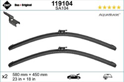 SWF Scheibenwischer Vorne für ALPINE A110 II Rahmenlos
