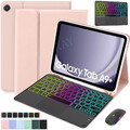 Touchpad Beleuchtete Tastatur für Samsung Galaxy Tab A9+ A8 A7 S9 FE S8 S7 Hülle