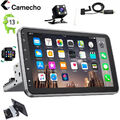 DAB+ 10" Android 13 Autoradio GPS Nav 1 DIN WIFI 360° Drehbar Bildschirm Kamera