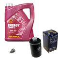 SCT Germany Ölfilter 5 L MANNOL Energy Combi LL 5W-30 für Audi VW A3 1.8 TFSI