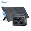 BLUETTI 600W 268Wh Tragbares Powerstation MPPT LiFePO4 Batterie 120W Solarmodul