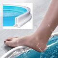 100 CM 5*3CM Wassersperre Badezimmer Barriere Dusche Flexibles Design