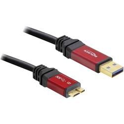 Delock USB-Kabel USB 3.2 Gen1 (USB 3.0 / USB 3.1 Gen1) USB-A Stecker, USB-Mic...