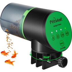 Aquarium Futterautomat Fischfutterautomat Automatisch Batteriebetrieben Petbank