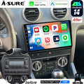 2+32G Android 14 Carplay Autoradio RDS BT GPS Navi +Kam Für Audi A3 8P 2003-2013