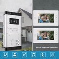 2-4 Familienhaus 2 DRAHT BUS VIDEO TÜRSPRECHANLAGE SPRECHANLAGE mit 7"Monitor DE