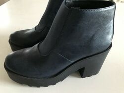 H&M Boots Stiefeletten "Chelsea" Vegan Dunkelblau (nahezu Schwarz) 39 ungetragen
