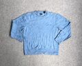IZOD Herren Vintage Pullover Langarm Gr. L Sweatshirt Regular Logo A16716 Blau