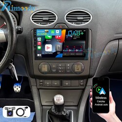 DAB+ Für Ford Focus MK2 2004-2007 2+32GB Android 15 Carplay Autoradio GPS Kamera