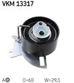 SKF Spannrolle, Zahnriemen VKM 13317 für CITROËN DS FORD FORD USA OPEL PEUGEOT