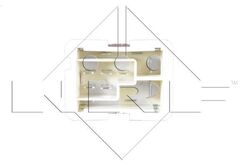 NRF WIDERSTAND INNENRAUMGEBLÄSE HEIZUNG LÜFTUNG für OPEL VAUXHALL 3500823