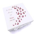 Personalisierte Mutter in liebevoller Erinnerung Schmetterlinge Design Keepse Memory Box UV-366