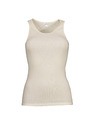 Damenunterhemd Unterziehshirt ohne Arm Tanktop 100% Seide wobera NATUR
