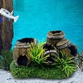 Aquarium-Dekoration aus Kunstharz, Fischhöhle, Versteck für die