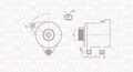 MAGNETI MARELLI Lichtmaschine Generator Lima 063731546010 für VW PASSAT B5 3B3 1