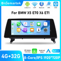 10,25" Android 14 Autoradio Für BMW X5 E70 X6 E71 CIC CarPlay 32GB WiFi GPS Navi
