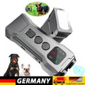 Doppelkopf Hundevertreiber mit LED Ultraschall Hundetraining Stopper Gerät (schw