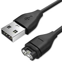 Kabel Ladekabel Ladegerat Daten USB für Garmin Fenix 5/5S/5X, D2 Charlie Schwar
