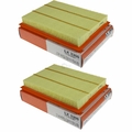 2x MAHLE KNECHT Luftfilter LX 3305 Air Filter für Nissan Micra IV K13