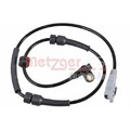1x Sensor, Raddrehzahl METZGER 0900881 passend für FIAT CITROËN/PEUGEOT