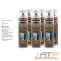 6x 500ml PRESTO HOHLRAUM KORROSIONS ROST SCHUTZ VERSIEGELUNG TRANSPARENT SPRAY