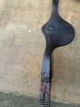 Leder Stollenschutzsattelgurt Braun 135 cm Sattelgurt springen Stollengurt 