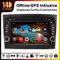 64GB Android 14 Autoradio GPS für Fiat Doblo DAB+ CarPlay Navi RDS DVD Bluetooth