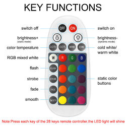 1-20er Set WIFI Bluetooth LED Einbaustrahler RGB+WW+CW 230V Bad Einbau-Leuchten