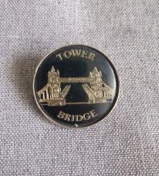 Tower Bridge Tourismus Reisen London Pin Abzeichen