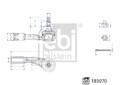 FEBI BILSTEIN Spurstangenkopf 183070 für HYUNDAI KIA