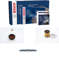 BOSCH Inspektionspaket Filtersatz passend für BMW 1er 116i 118i 3er