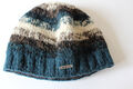 warm Wollmütze Made in Nepal Snowberg gefüttert Größe M Blau Damen Herren Strick