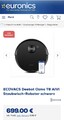 Ecovacs Deebot Ozmo T8 AIVI Roboter-Staubsauger - Schwarz