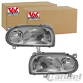 2x VAN WEZEL H1/H1 SCHEINWERFER SET LINKS+RECHTS passend für VW GOLF