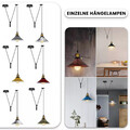 Vintage Pendelleuchte Industrie Hängelampe Metall Retro leuchte E27 LED 240V