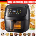 Heißluftfritteuse XXL Air fryer Backofen Fritteusen Heißluft Friteuse Grill 8L
