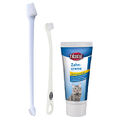 Trixie Katze Zahnpflegeset Zahnpasta Zahnbürste Mundhygiene Katzenzahnpflege*