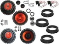 JBL Lautsprecher Komplett Set für VW Golf 4 Bj 97-06 Tür Vorne hinten 1040 Watt